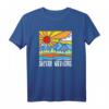 Sierra Nevada Mountains Artistic Nature Vintage T-Shirt – Retro Outdoor Design für Wanderer, Camper & Naturfreunde, Perfekt als Geschenk
