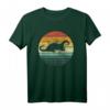 Sea Otter Animal Sunset Retro Vintage T-Shirt - Cute, Trendy & Funny Wildlife Apparel for Nature & Animal Lovers