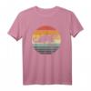 Sea Otter Animal Sunset Retro Vintage T-Shirt - Cute, Trendy & Funny Wildlife Apparel for Nature & Animal Lovers