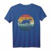 Sea Otter Animal Sunset Retro Vintage T-Shirt - Cute, Trendy & Funny Wildlife Apparel for Nature & Animal Lovers