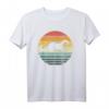 Sea Otter Animal Sunset Retro Vintage T-Shirt - Cute, Trendy & Funny Wildlife Apparel for Nature & Animal Lovers