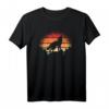 Wolf Retro Mond Wildnis Wildtier Wildlife T-Shirt für Natur- und Tierliebhaber – Perfekt für Damen, Herren, Jungen und Mädchen