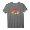 Wolf Retro Mond Wildnis Wildtier Wildlife T-Shirt für Natur- und Tierliebhaber – Perfekt für Damen, Herren, Jungen und Mädchen
