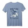 Just A Girl Who Loves Wolves - Mädchen & Kinder T-Shirt mit Wolf-Motiv für Wolf-Liebhaber