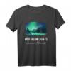 Nordlichter Aurora Borealis T-Shirt – Für Astronomie- und Naturliebhaber, Camping & Wandern in Nordregionen