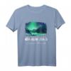 Nordlichter Aurora Borealis T-Shirt – Für Astronomie- und Naturliebhaber, Camping & Wandern in Nordregionen