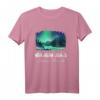 Nordlichter Aurora Borealis T-Shirt – Für Astronomie- und Naturliebhaber, Camping & Wandern in Nordregionen
