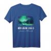 Nordlichter Aurora Borealis T-Shirt – Für Astronomie- und Naturliebhaber, Camping & Wandern in Nordregionen