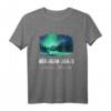 Nordlichter Aurora Borealis T-Shirt – Für Astronomie- und Naturliebhaber, Camping & Wandern in Nordregionen