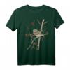 Gartenvögel Steinkauz Uhu Eule Waldvogel Sperling Hagebutte T-Shirt – Bunte Vogelillustration für Vogelliebhaber & Naturschutzfans