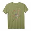 Gartenvögel Steinkauz Uhu Eule Waldvogel Sperling Hagebutte T-Shirt – Bunte Vogelillustration für Vogelliebhaber & Naturschutzfans