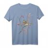 Gartenvögel Steinkauz Uhu Eule Waldvogel Sperling Hagebutte T-Shirt – Bunte Vogelillustration für Vogelliebhaber & Naturschutzfans
