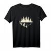 Alpen-Panorama Wald vor lauter Bäumen Natur Outdoor T-Shirt – Lustige Wander Sprüche für Damen, Herren & Kinder, Perfekt als Geschenk für Wanderurlaub & Touren