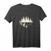 Alpen-Panorama Wald vor lauter Bäumen Natur Outdoor T-Shirt – Lustige Wander Sprüche für Damen, Herren & Kinder, Perfekt als Geschenk für Wanderurlaub & Touren