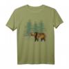 Yellowstone Nationalpark Wyoming Bear Trees Souvenir T-Shirt – Retro Vintage Design für Naturliebhaber, Wanderer & Camper