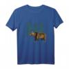 Yellowstone Nationalpark Wyoming Bear Trees Souvenir T-Shirt – Retro Vintage Design für Naturliebhaber, Wanderer & Camper