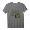 Yellowstone Nationalpark Wyoming Bear Trees Souvenir T-Shirt – Retro Vintage Design für Naturliebhaber, Wanderer & Camper