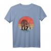 Retro Vintage Aardvark Animal T-Shirt - Colorful 80s Sunset Design for Animal Lovers, Men, Women & Kids