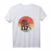 Retro Vintage Aardvark Animal T-Shirt - Colorful 80s Sunset Design for Animal Lovers, Men, Women & Kids