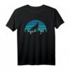 Retro Wolf Wildtier Wölfe Natur T-Shirt – Für Natur- und Wildnisliebhaber, Damen, Herren & Kinder