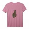 Goldkatze für Seelenfrieden T-Shirt – Spirituelles Katzenmotiv für Tierliebhaber und Menschen mit Herz aus Gold