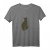 Goldkatze für Seelenfrieden T-Shirt – Spirituelles Katzenmotiv für Tierliebhaber und Menschen mit Herz aus Gold