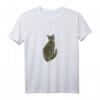 Goldkatze für Seelenfrieden T-Shirt – Spirituelles Katzenmotiv für Tierliebhaber und Menschen mit Herz aus Gold
