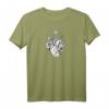 Vegan Heart Floral Design Heart Anatomy Flower Nature Lover T-Shirt – Perfektes Geschenk für Veganer, Gärtner und Naturfreunde