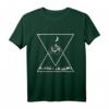 Geometrisches Natur T-Shirt – Minimalistisches Wald, Berge & Bäume Design für Natur- und Outdoor-Liebhaber