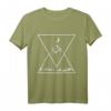 Geometrisches Natur T-Shirt – Minimalistisches Wald, Berge & Bäume Design für Natur- und Outdoor-Liebhaber