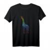 Regenbogen Mandala Giraffe Tier Kunst Safari Afrika T-Shirt – Perfektes Geschenk für Tierliebhaber und Familien zu Weihnachten, Geburtstag, Mutter- oder Vatertag