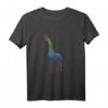 Regenbogen Mandala Giraffe Tier Kunst Safari Afrika T-Shirt – Perfektes Geschenk für Tierliebhaber und Familien zu Weihnachten, Geburtstag, Mutter- oder Vatertag