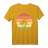Design retrò Palm Tree Nature Lover T-Shirt - Regalo ecologico per ambientalisti, insegnanti e amanti della natura