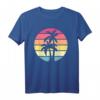Design retrò Palm Tree Nature Lover T-Shirt - Regalo ecologico per ambientalisti, insegnanti e amanti della natura
