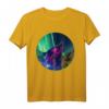 Northern Lights Aurora Borealis Alaska Nature Space Wolf T-Shirt – Perfektes Geschenk für Wolf- und Naturfans, Alaska Touristen & Weihnachtsgeschenke