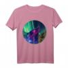 Northern Lights Aurora Borealis Alaska Nature Space Wolf T-Shirt – Perfektes Geschenk für Wolf- und Naturfans, Alaska Touristen & Weihnachtsgeschenke