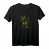 Yoga Side Lotus Blüte Natur T-Shirt mit Chakra und Om - Für Yoga, Meditation & Spirituelle Praxis