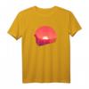 Vintage Sonnenuntergang über Wüste Berg Sonne Natur Outdoor T-Shirt – Perfektes Geschenk für Wanderer, Camper & Naturliebhaber