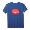 Vintage Sonnenuntergang über Wüste Berg Sonne Natur Outdoor T-Shirt – Perfektes Geschenk für Wanderer, Camper & Naturliebhaber