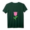 Damen Tulpe Blume Pflanze Garten Natur T-Shirt mit V-Ausschnitt – Perfektes Geschenk für Gärtner, Floristen & Blumenliebhaber