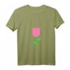 Damen Tulpe Blume Pflanze Garten Natur T-Shirt mit V-Ausschnitt – Perfektes Geschenk für Gärtner, Floristen & Blumenliebhaber