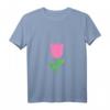 Damen Tulpe Blume Pflanze Garten Natur T-Shirt mit V-Ausschnitt – Perfektes Geschenk für Gärtner, Floristen & Blumenliebhaber