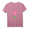 Damen Tulpe Blume Pflanze Garten Natur T-Shirt mit V-Ausschnitt – Perfektes Geschenk für Gärtner, Floristen & Blumenliebhaber