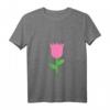 Damen Tulpe Blume Pflanze Garten Natur T-Shirt mit V-Ausschnitt – Perfektes Geschenk für Gärtner, Floristen & Blumenliebhaber