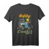 Happy Camper Camping Lagerfeuer Natur Zelt Geschenk T-Shirt – Perfekt für Outdoor Fans, Wanderer & Camping Liebhaber zu Weihnachten & Geburtstag