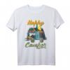 Happy Camper Camping Lagerfeuer Natur Zelt Geschenk T-Shirt – Perfekt für Outdoor Fans, Wanderer & Camping Liebhaber zu Weihnachten & Geburtstag