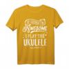 Lustiges Ukulele T-Shirt – Natürlich I 'm Awesome I Play the Ukulele – Perfektes Geschenk für Musiker, Freunde & Familie
