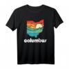Columbus Ohio Outdoors Vintage Nature Retro Graphic T-Shirt - Perfekt für Naturliebhaber, Outdoorsportler & Ohio-Fans
