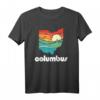 Columbus Ohio Outdoors Vintage Nature Retro Graphic T-Shirt - Perfekt für Naturliebhaber, Outdoorsportler & Ohio-Fans
