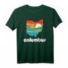 Columbus Ohio Outdoors Vintage Nature Retro Graphic T-Shirt - Perfekt für Naturliebhaber, Outdoorsportler & Ohio-Fans